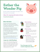 Reading Activity Guide: Esther the Wonder Pig by Steve Jenkins, Derek Walter, & Caprice Crane 