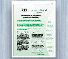 Cover image REL Research Digest: November 2015
