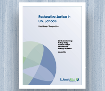 Cover New Research: Restorative Justice in U.S. Schools — Practitioners' Perspectives