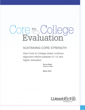 Core to College Sustaining Core Strength