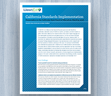Cover Survey Results in Brief: WestEd Presentation to the California State Board of Education (March 2016)
