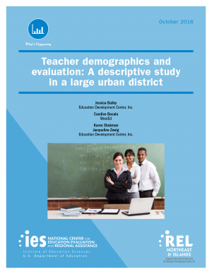 Cover Teacher Demographics and Evaluation: A Descriptive Study in a Large Urban District