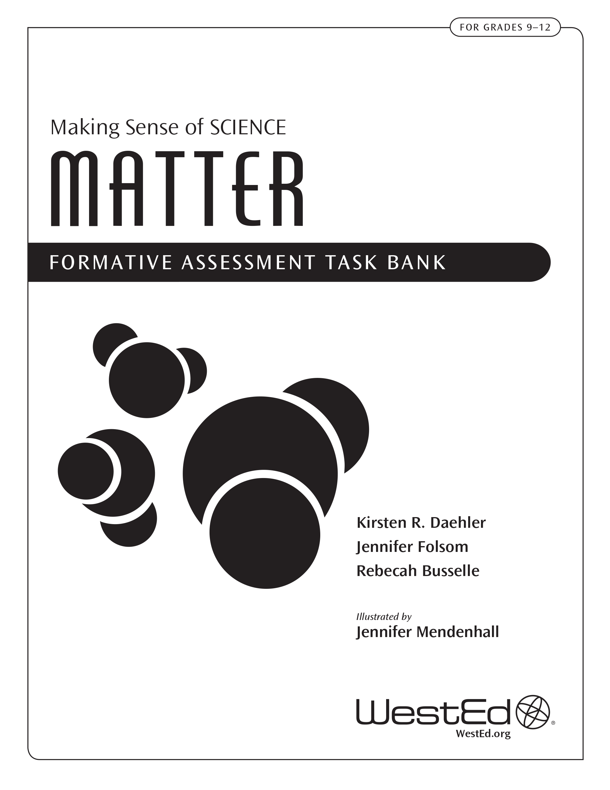 Making Sense of Science: Matter Formative Assessment Task Bank, Second Edition