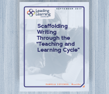 Scaffolding Writing Through the "Teaching and Learning Cycle"