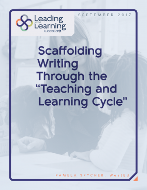 Scaffolding Writing through the Teaching and Learning Cycle