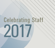 Celebrating Staff - Staff Awards 2017