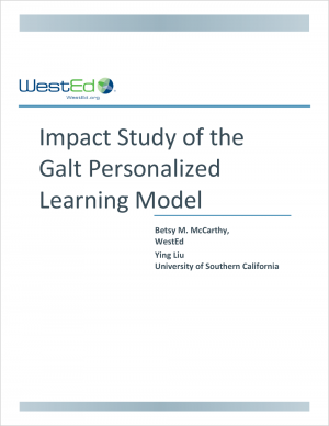 Impact Study of the Galt Personalized Learning Model