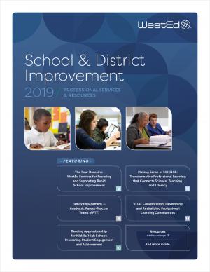 2019 School & District Improvement Professional Services and Resources Catalog
