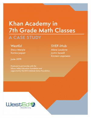 Cover for Khan Academy in 7th Grade Math Classes: A Case Study