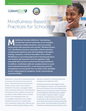 CDE Mindfulness-Based Practices for Schools