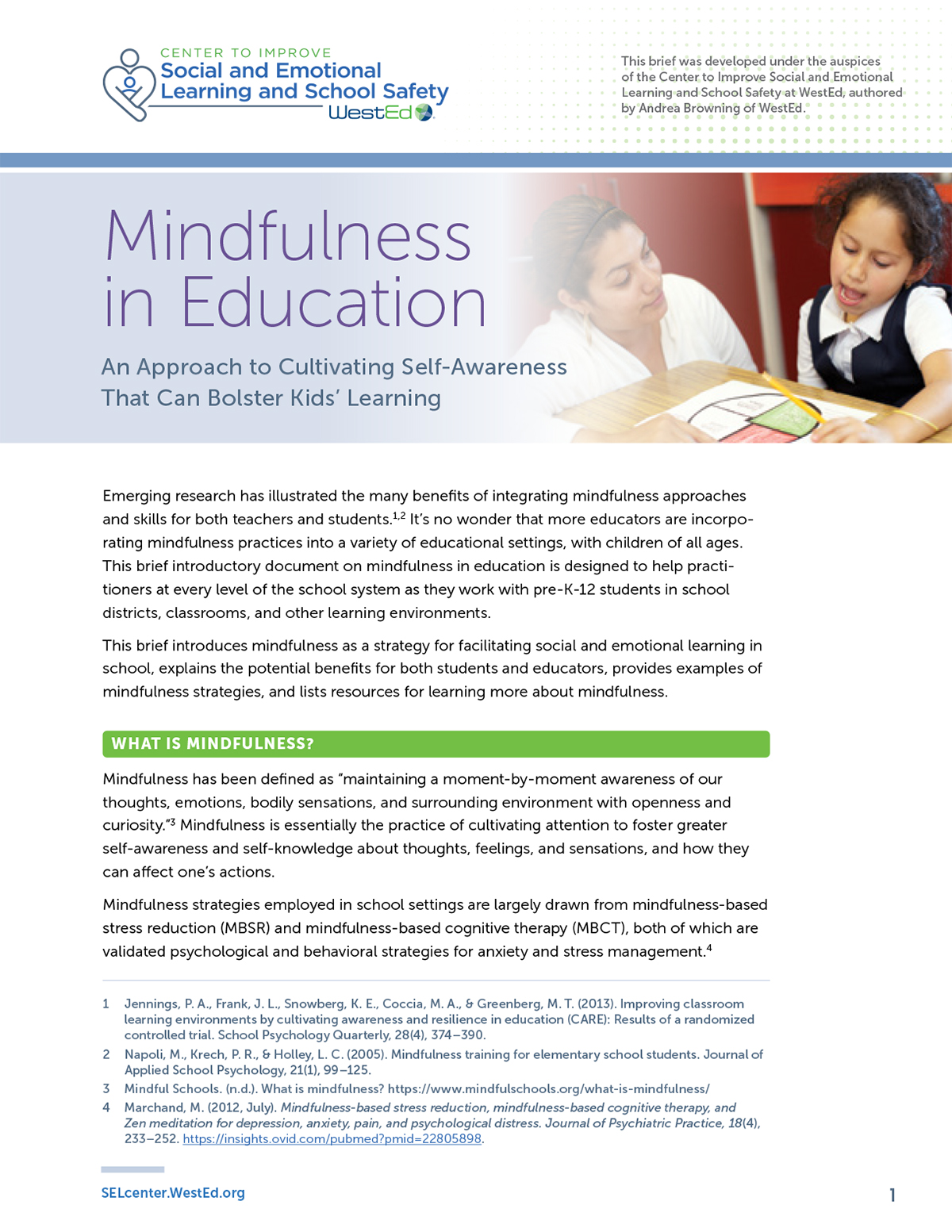 Mindfulness in Education