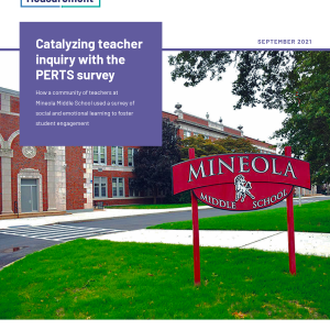 Catalyzing teacher inquiry with the PERTS survey