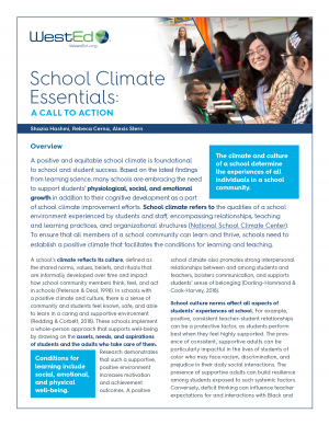 School Climate Essentials: A Call to Action