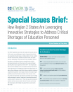Special Issues Brief: How Region 2 States Are Leveraging Innovative Strategies to Address Critical Shortages of Education Personnel
