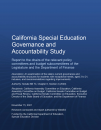 California Special Education Governance and Accountability Study