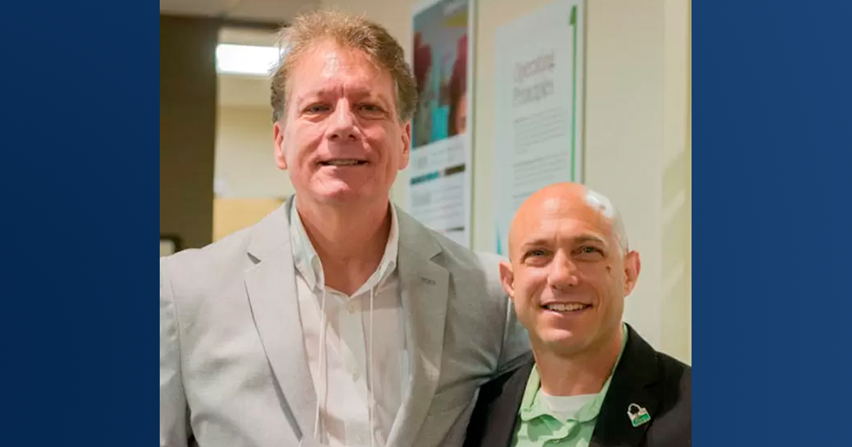 Photo of Anthony Petrosino and Dr. Jeremy Richman
