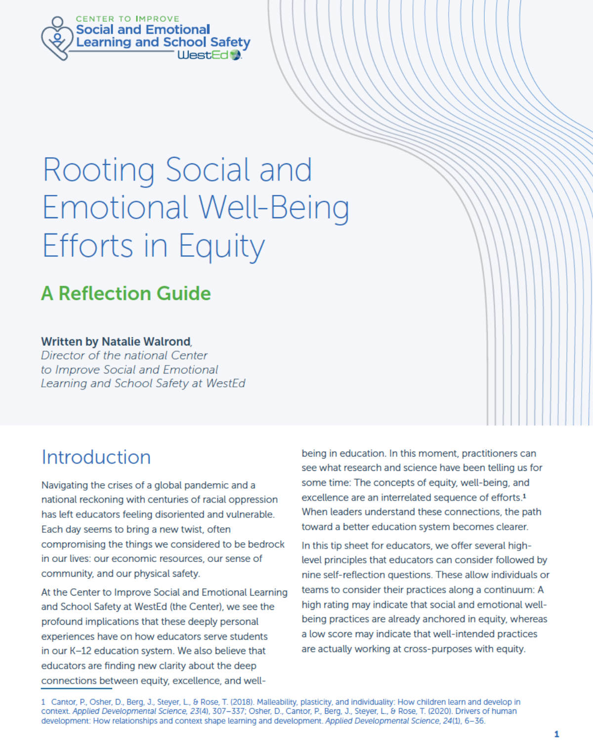 Rooting Social and Emotional Well-Being Efforts in Equity