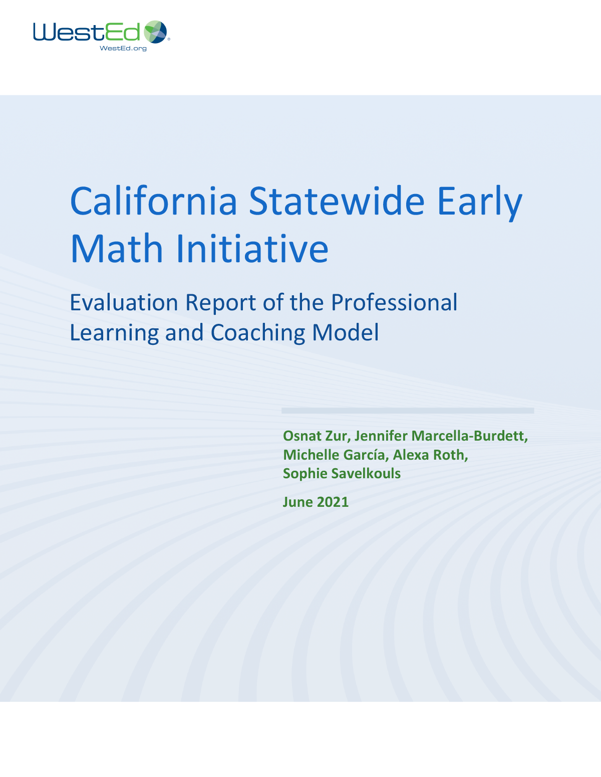 California Statewide Early Math Initiative