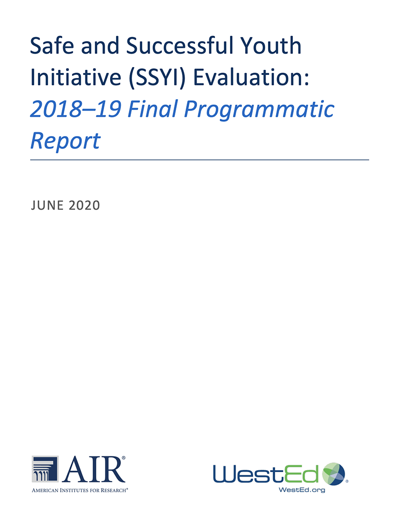 Final Programmatic Report