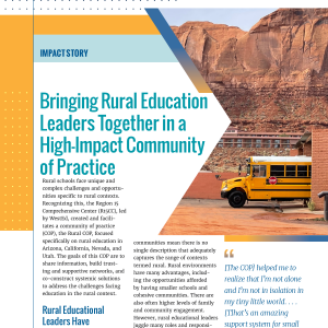Bringing Rural Education Leaders Together in a High-Impact Community of Practice
