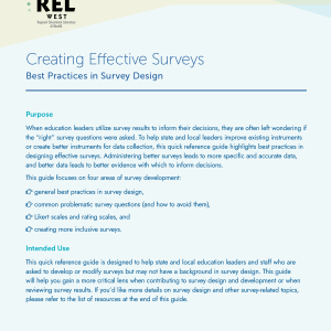 Creating Effective Surveys Best Practices in Survey Design
