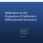 Addendum to the Evaluation of California's Differentiated Assistance