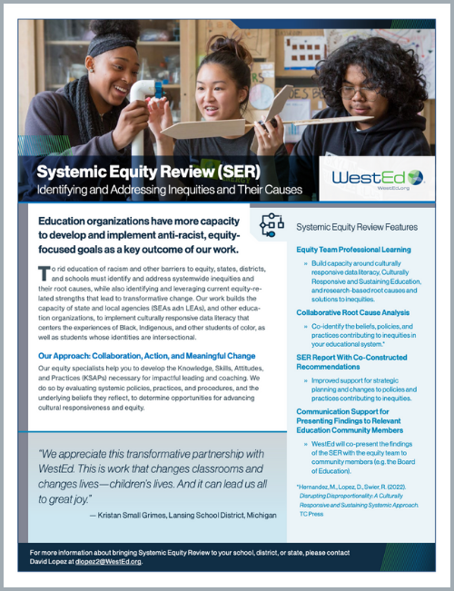 Systemic Equity Review (SER)