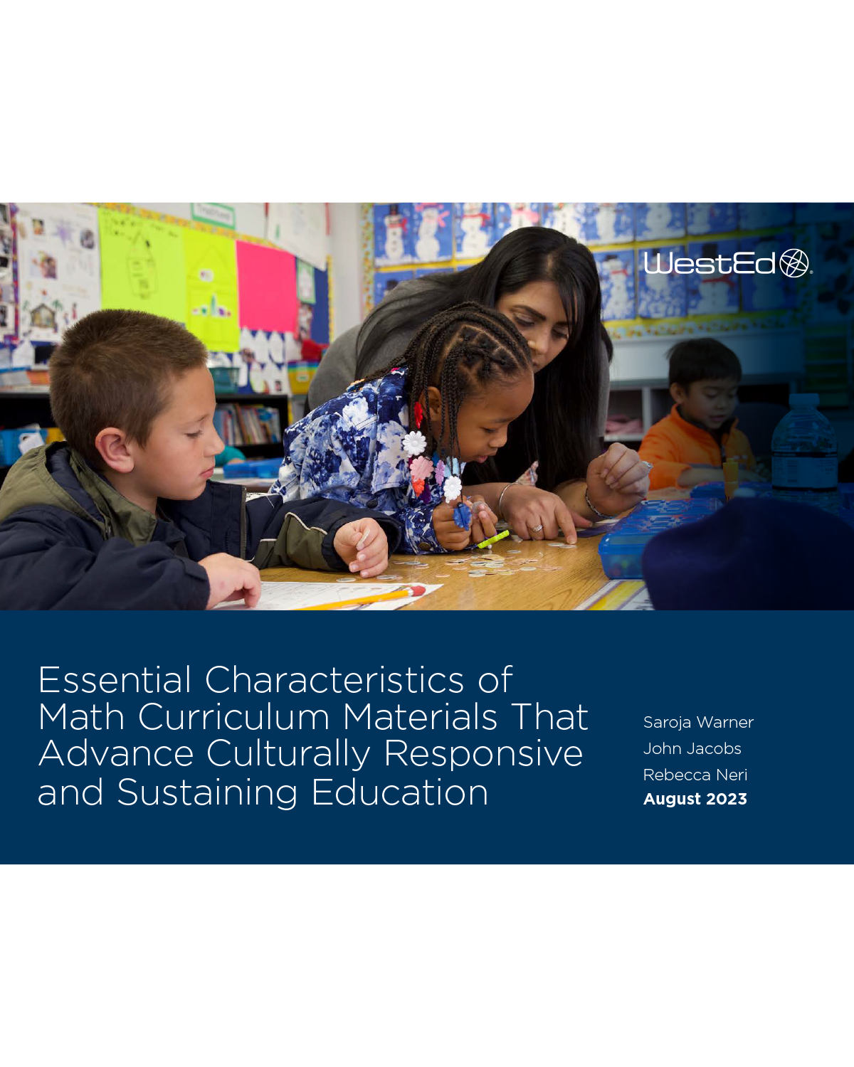 Essential Characteristics of Math Curriculum Materials That Advance Culturally Responsive and Sustaining Education