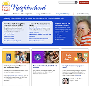 Early Start Neighborhood website