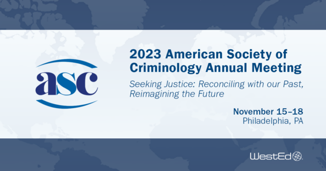 2023 American Society of Criminology Annual Meeting