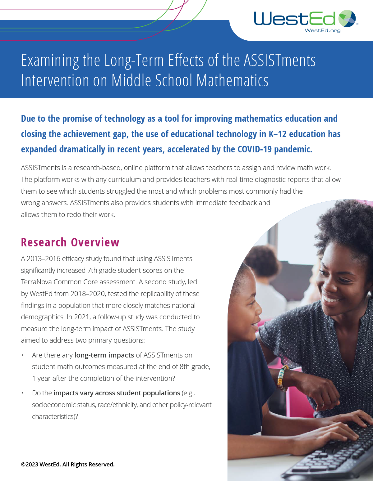 Examining the Long-term Effects of the ASSISTments Intervention on Middle School Mathematics