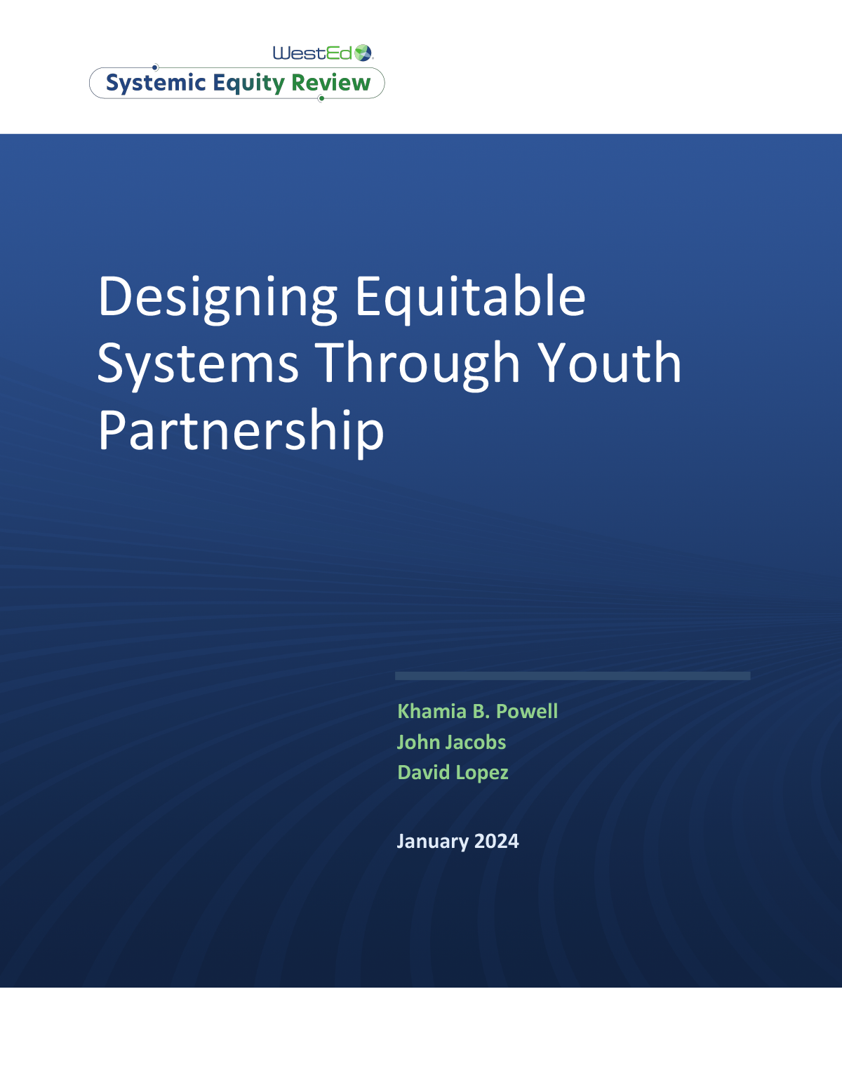 Designing Equitable Systems Through Youth Partnership