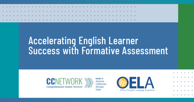 Accelerating English Learner Success with Formative Assessment