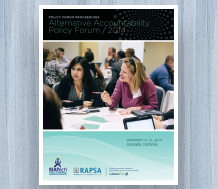 News Cover for Alternative Accountability Policy Forum Proceedings 2014
