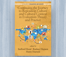 News: Cover for Continuing the Journey to Reposition Culture and Cultural Context in Evaluation Theory and Practice