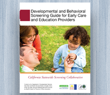 News: cover image for Developmental and Behavioral Screening Guide for Early Care and Education Providers