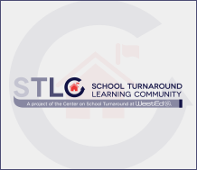 Logo for the School Turnaround Learning Community (STLC) website