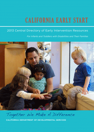 Cover image of California Early Start 2013 Central Directory of Early Intervention Resources
