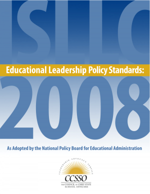 Cover image for Educational Leadership Policy Standards: ISLLC 2008