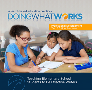 Cover image for DWW: Teaching Elementary School Students to Be Effective Writers