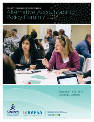 Cover for Alternative Accountability Policy Forum Proceedings 2014